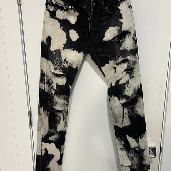 Saint Laurent Distressed Skinny Jeans